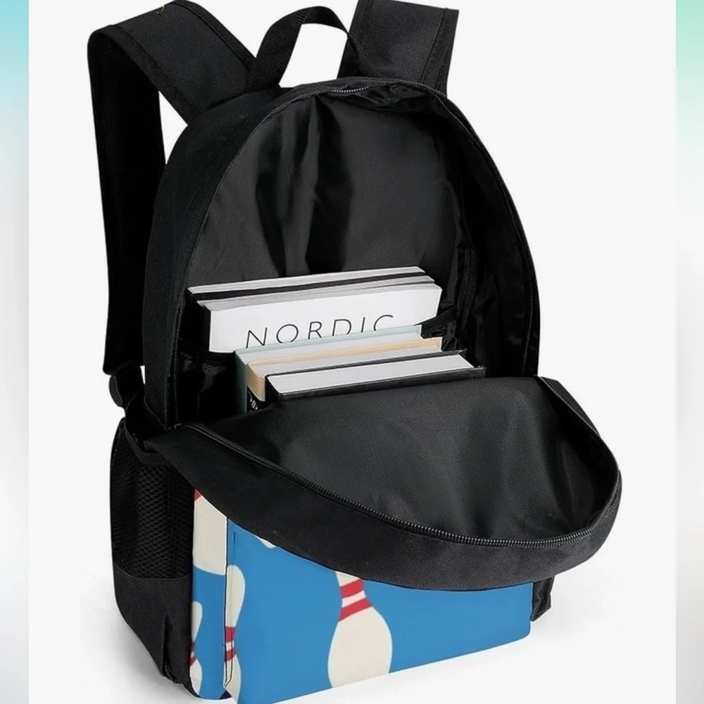 Bowling Pin Pattern Backpack